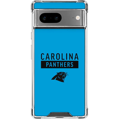 NFL Carolina Panthers Blue Performance Series Google Pixel 8 Clear Case